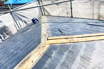 縦葺きでの施工