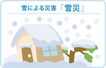 雪による災害  「雪災」
