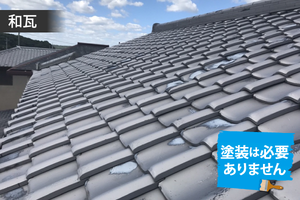 和瓦_塗装は必要
ありません